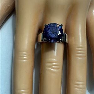 FLUORITE RING, COLOR CHANGE, SIZE 8